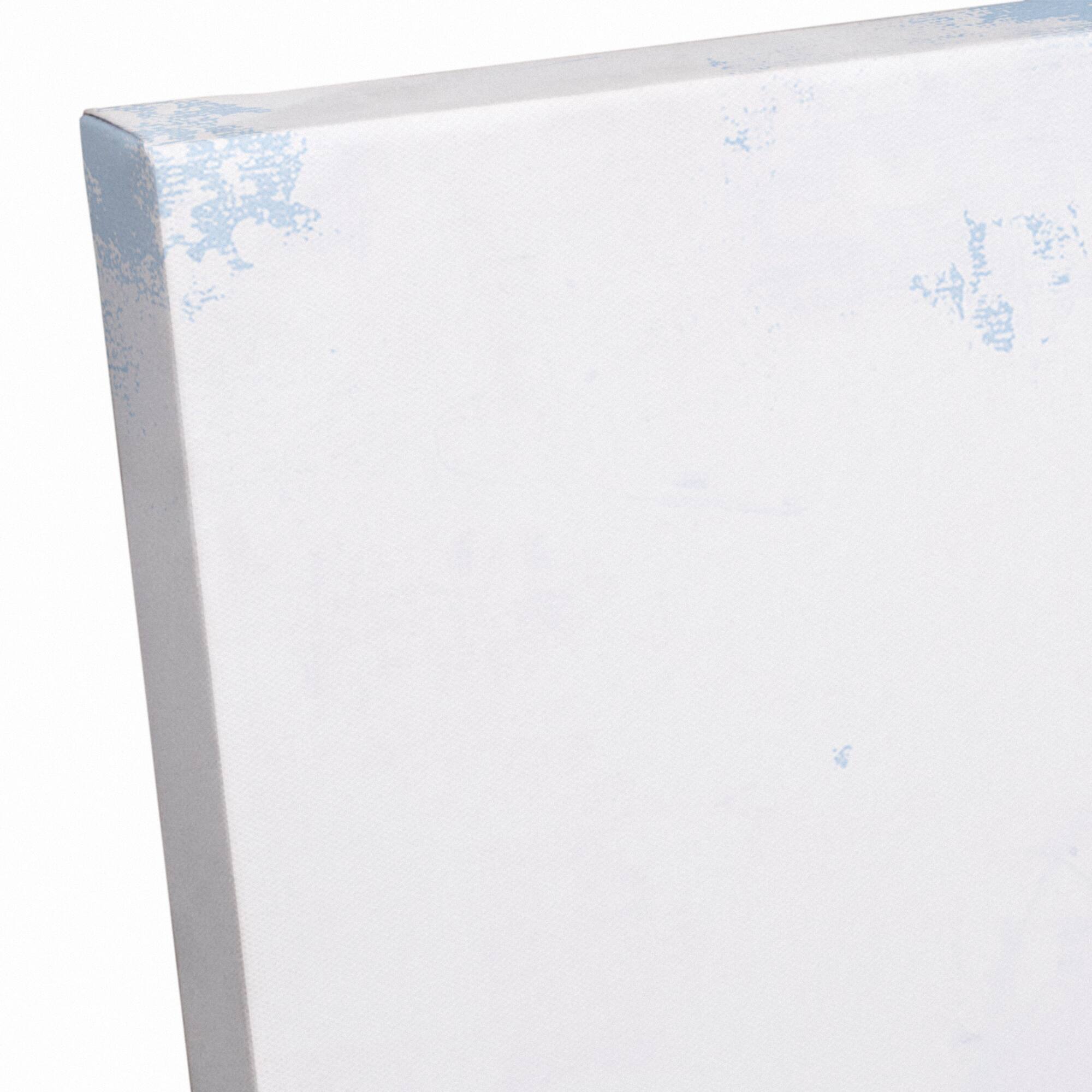 Light Blue Horse 36" x 24" Canvas Wall Art